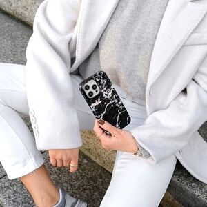 BURGA Make A Wish Black/White Marble Tough Case for Samsung Galaxy 20 FE Travel